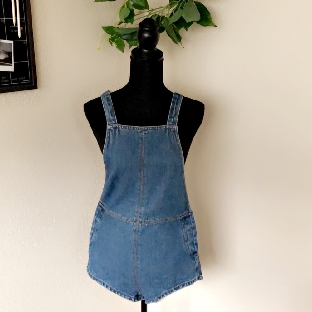 Denim Short Overalls